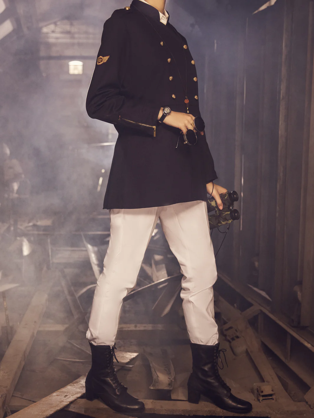 Navy Blue Twill Cotton Jacket - AWP-JT-381 - Image 3