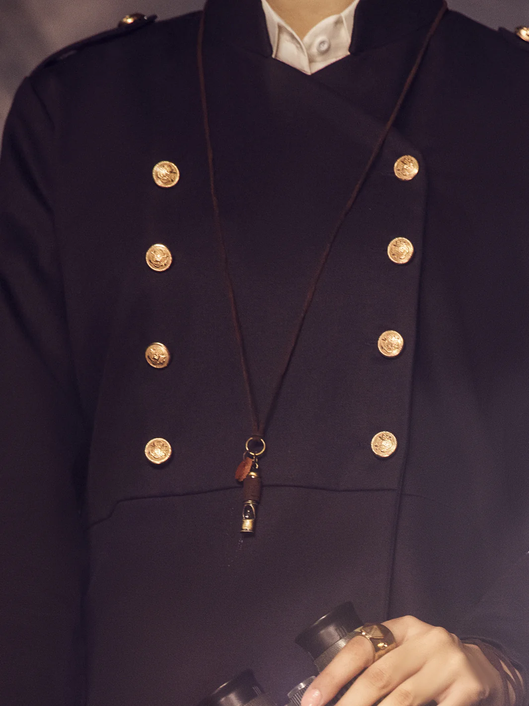 Navy Blue Twill Cotton Jacket - AWP-JT-381 - Image 5