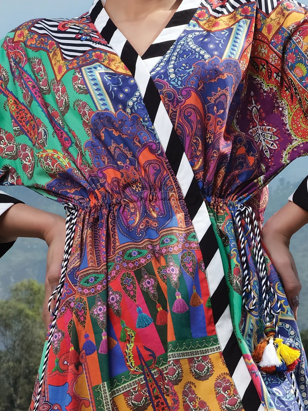 Multicolor Cambric Tunic - AWP-LK-297 - Image 2