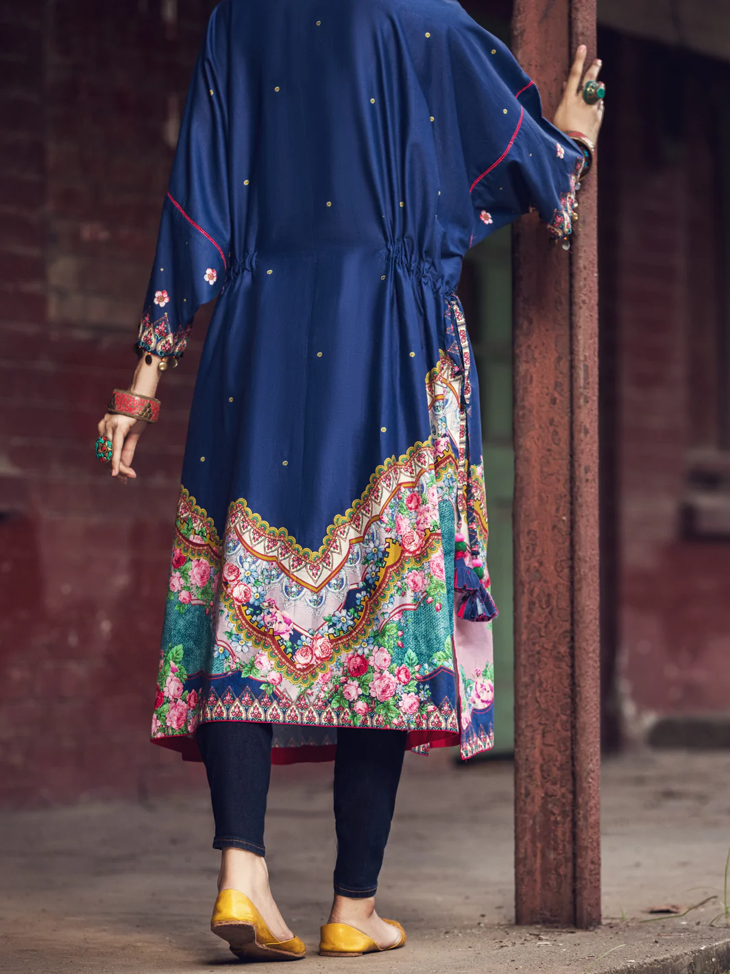 Blue Cambric Tunic - AWP-LK-369 - Image 2