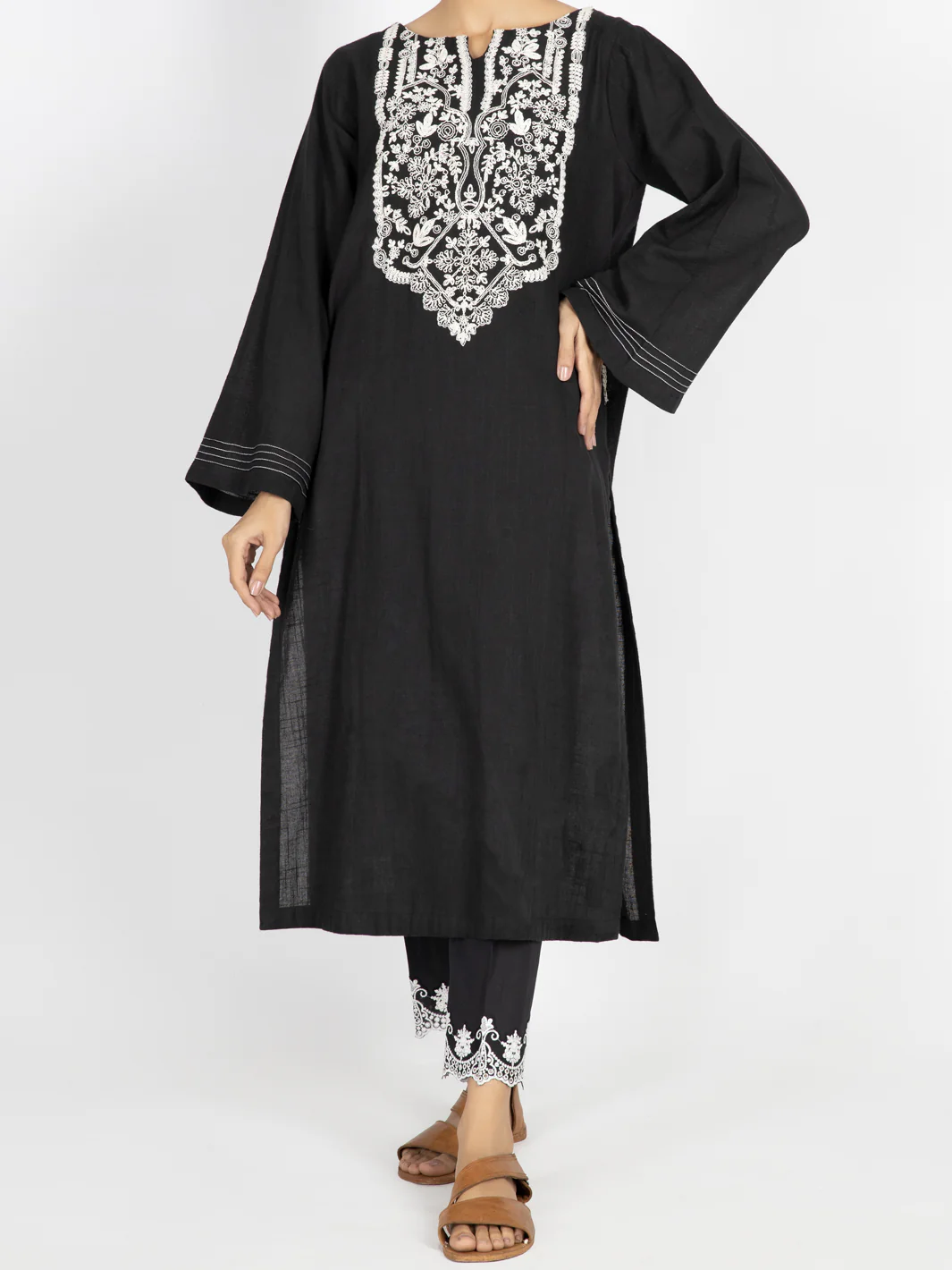 Black Dobby Tunic - AWP-LK-459