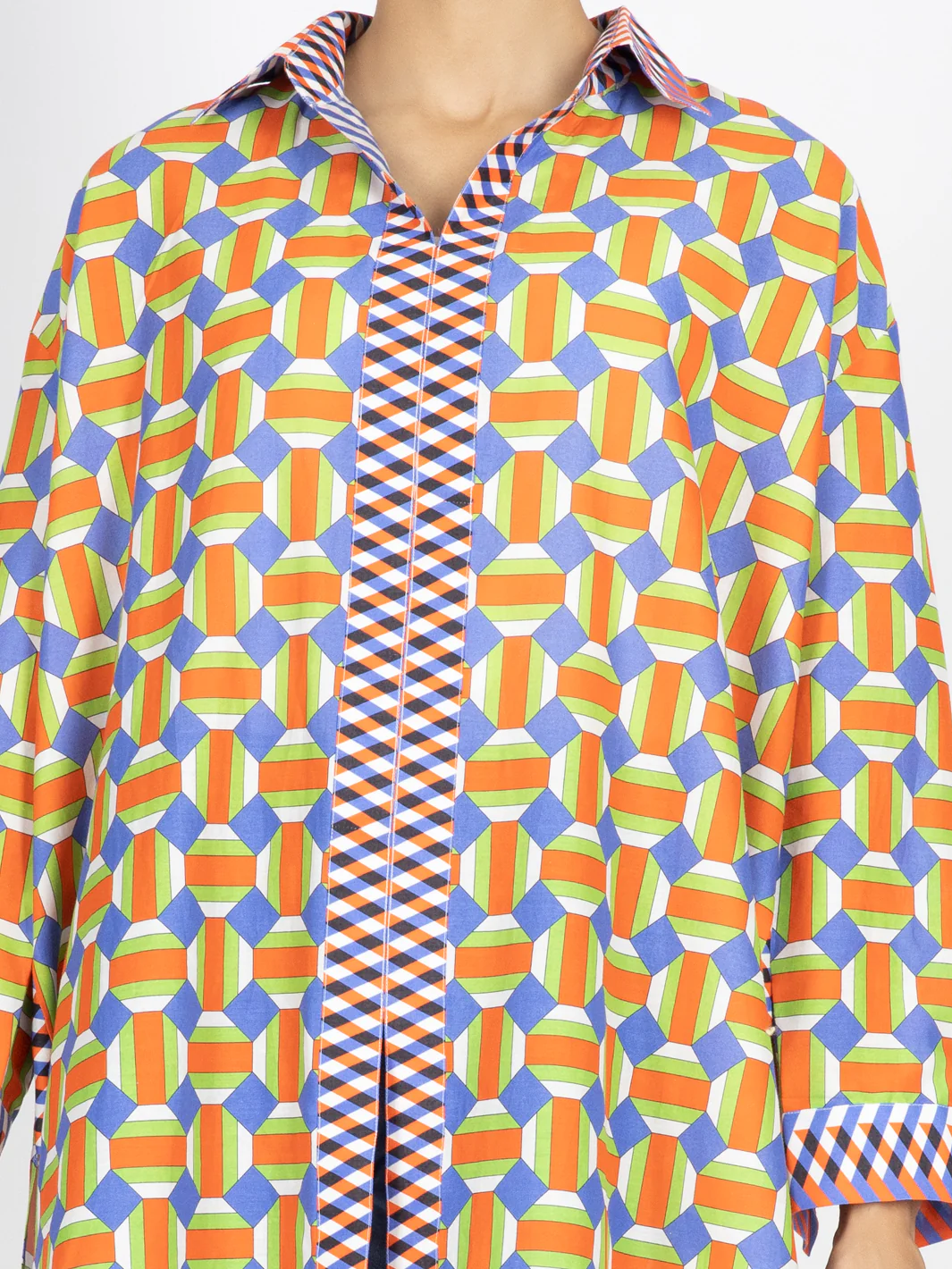 Multicolor Cambric Tunic - AWP-LK-477 - Image 3