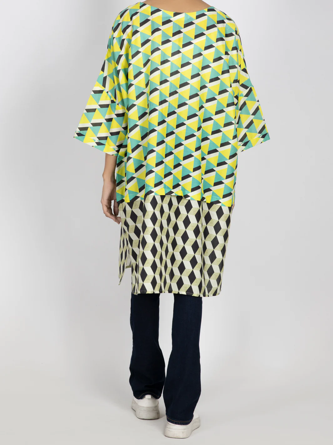 Multicolor Cambric Tunic - AWP-LK-478 - Image 3