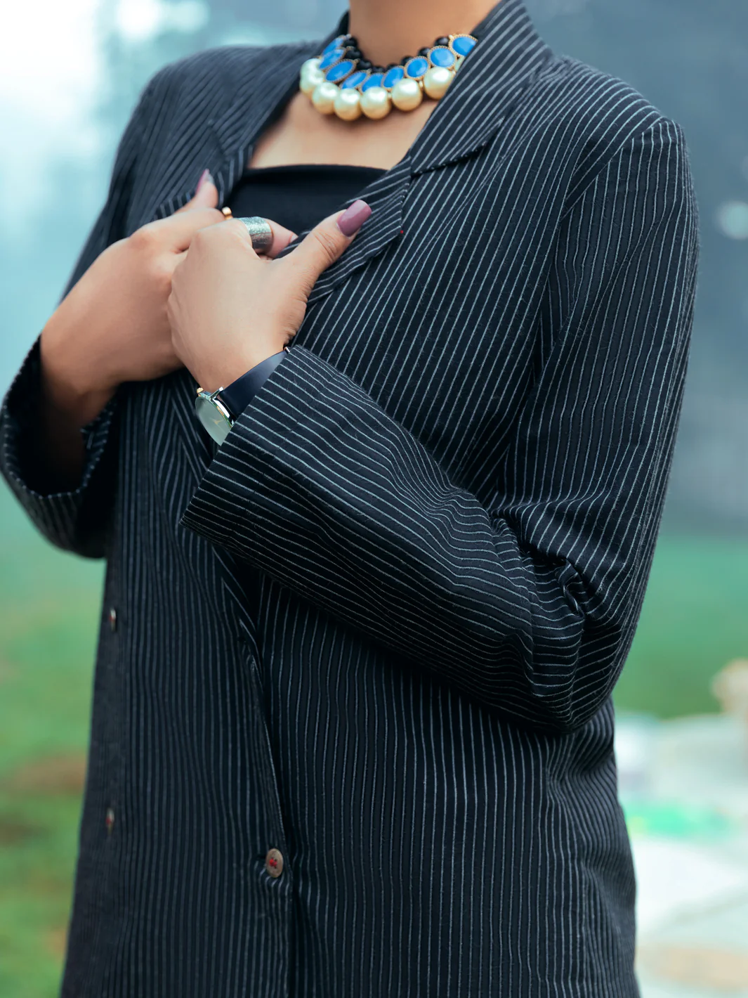 Black Kurti - AWP-LK-594 - Image 2