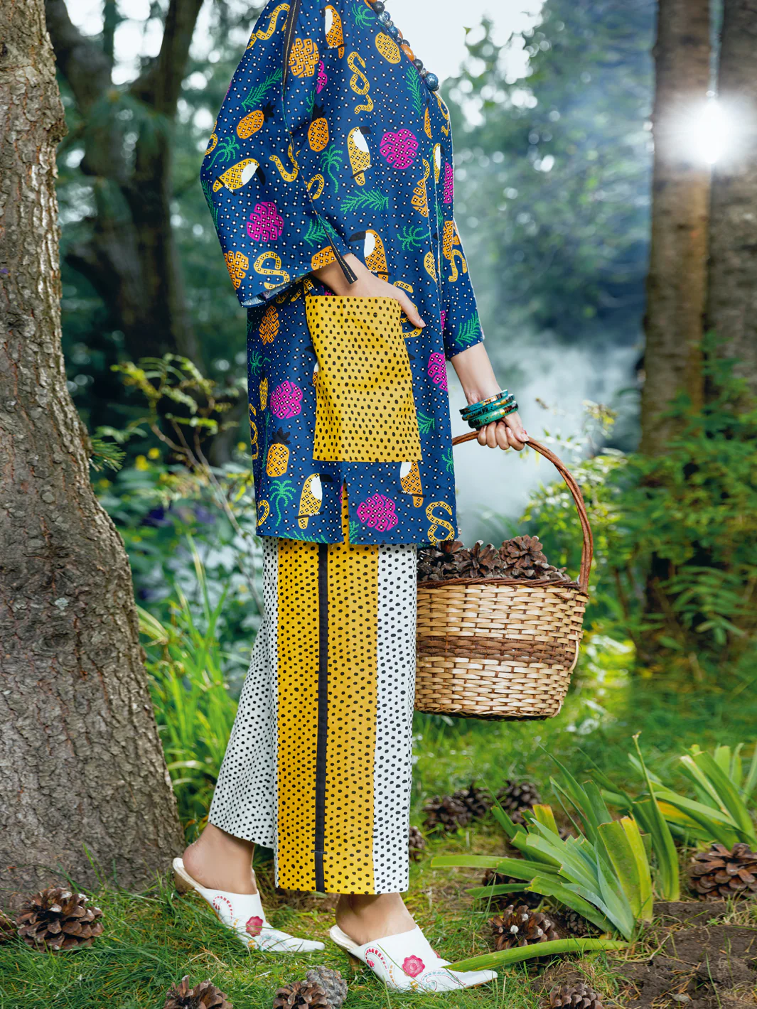 Teal Kurti - AWP-LK-610 - Image 2