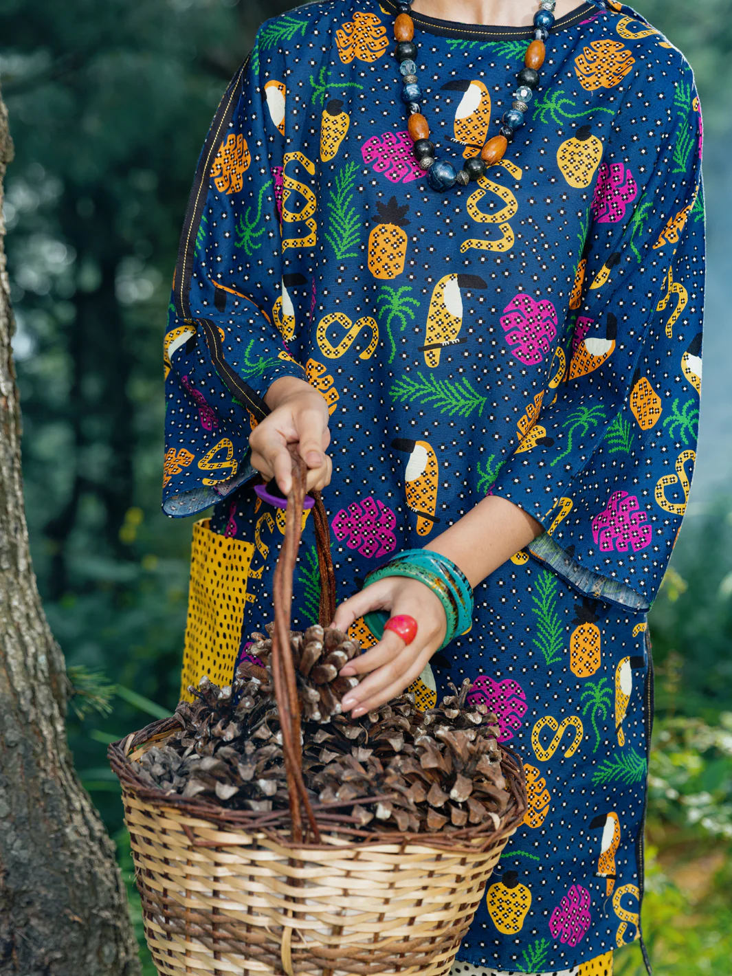 Teal Kurti - AWP-LK-610 - Image 4