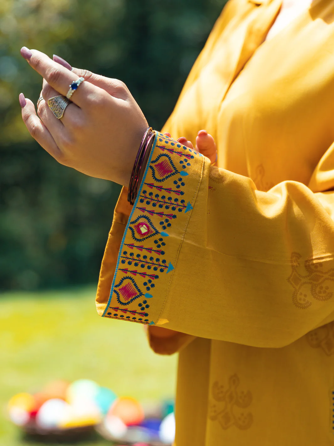 Mustard Kurti - AWP-LK-613 - Image 4