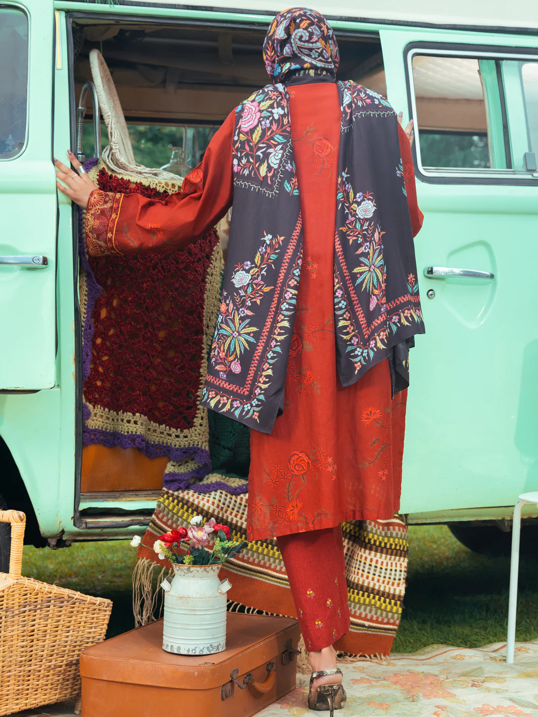 Maroon Kurti - AWP-LK-619 - Image 3