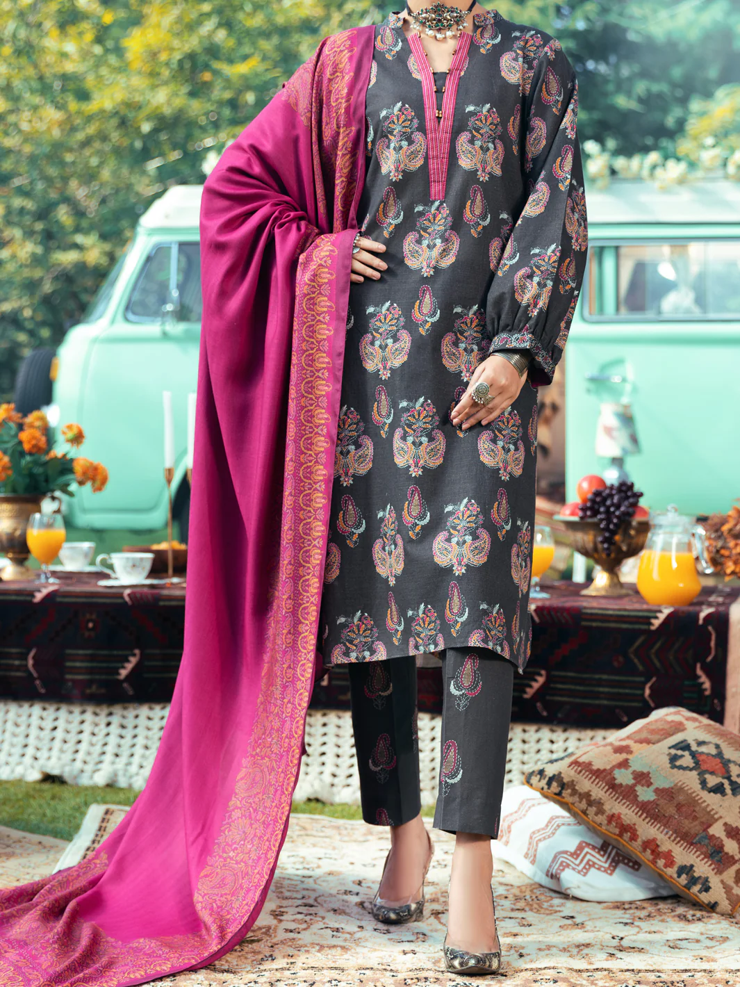 Dark Grey Kurti - AWP-LK-620
