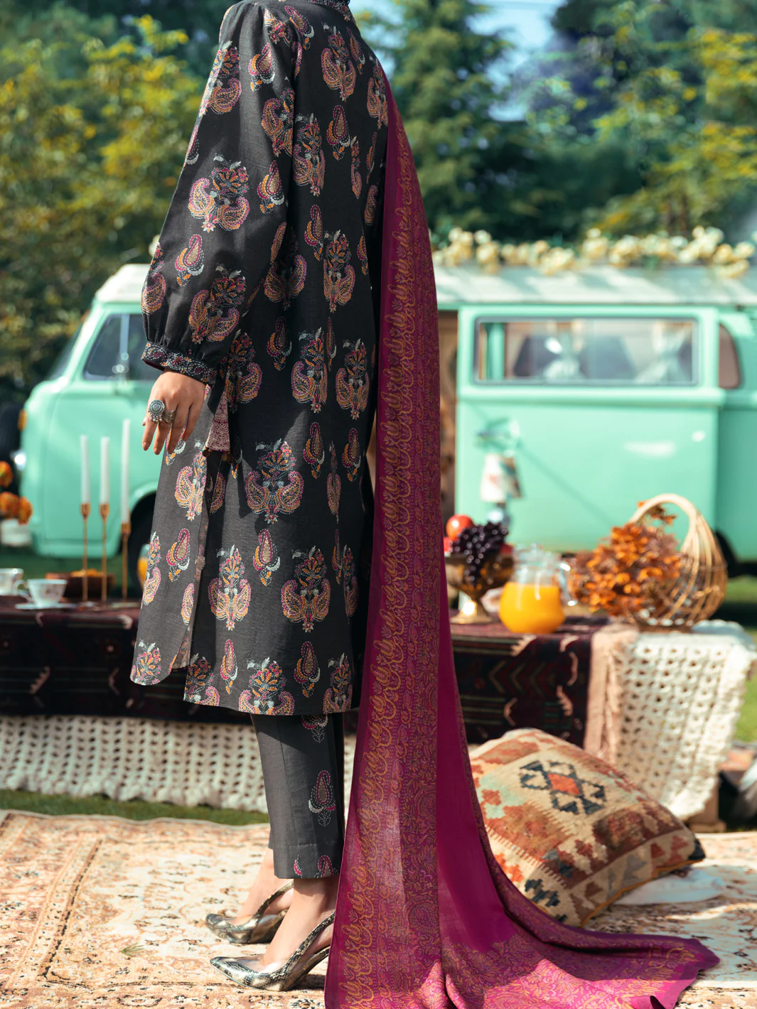Dark Grey Kurti - AWP-LK-620 - Image 2
