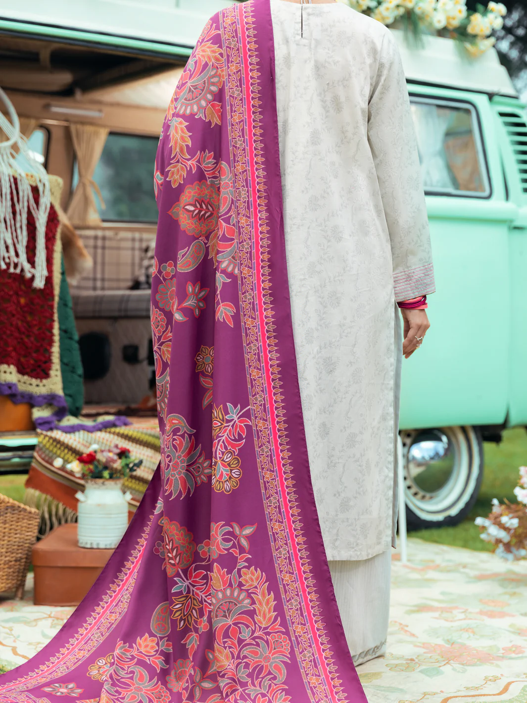Grey Kurti - AWP-LK-621 - Image 2