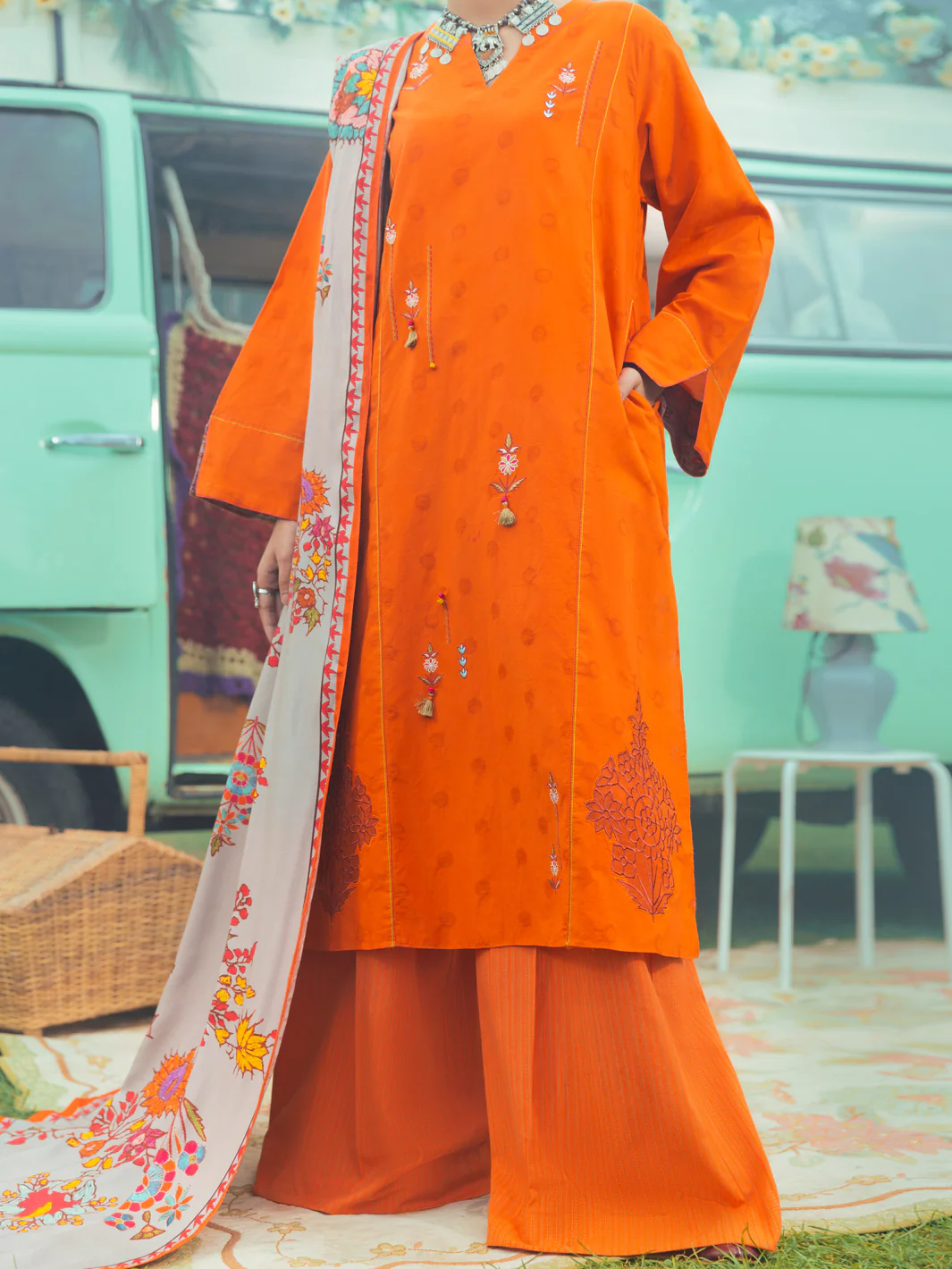 Orange Kurti - AWP-LK-622