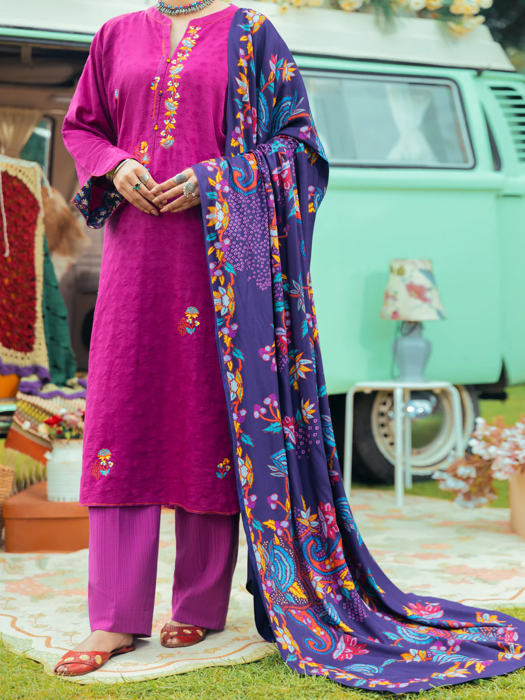 Magenta Kurti - AWP-LK-623