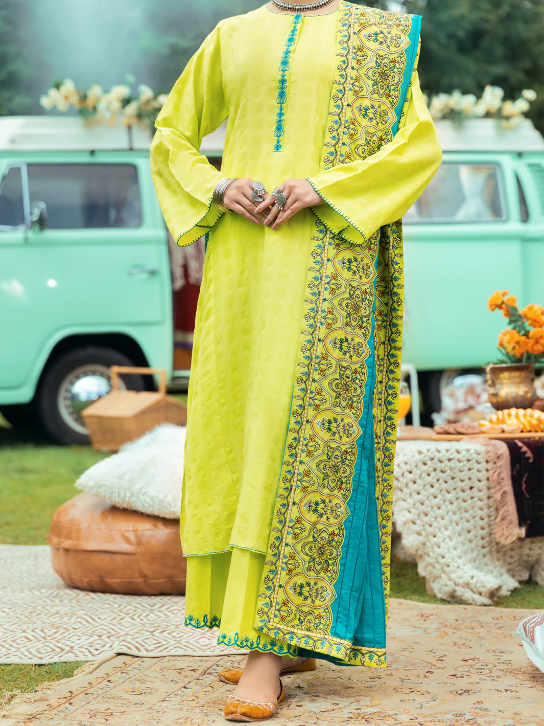 Parrot Green Kurti - AWP-LK-625