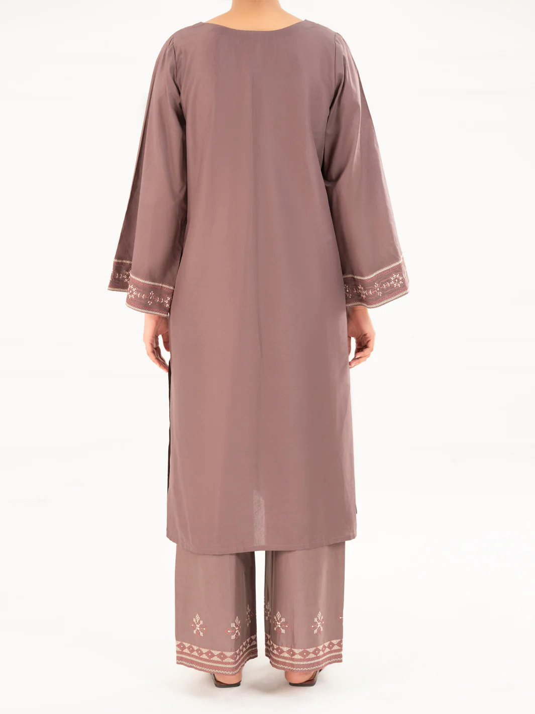 Brown Cambric Kurti - AWP-LK-850 - Image 2