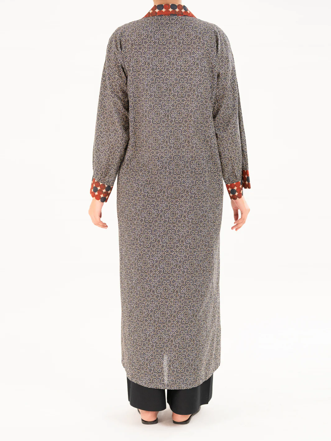 Brown Cambric Kurti - AWP-LK-913 - Image 2