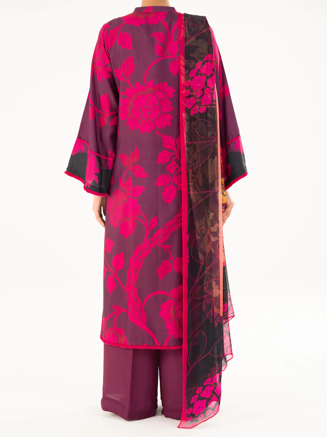 Purple Cambric 2Pc Unstitched - AWP-LKD-842 - Image 2