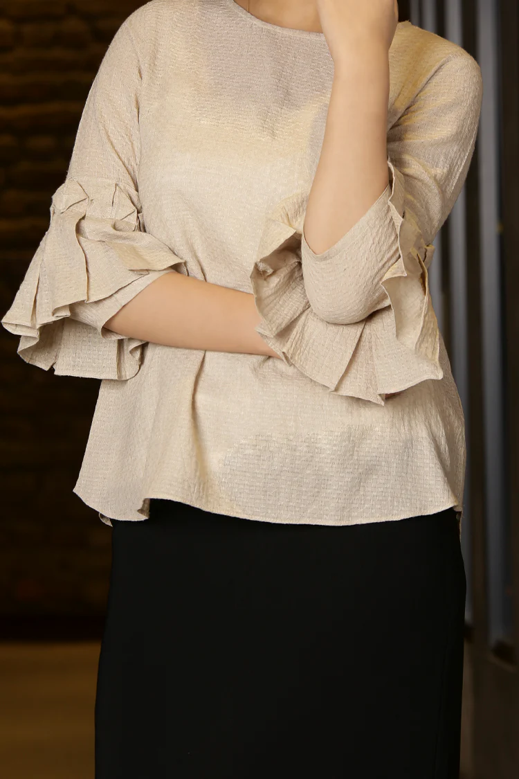 Beige Tunic - LSK-130 - Image 3