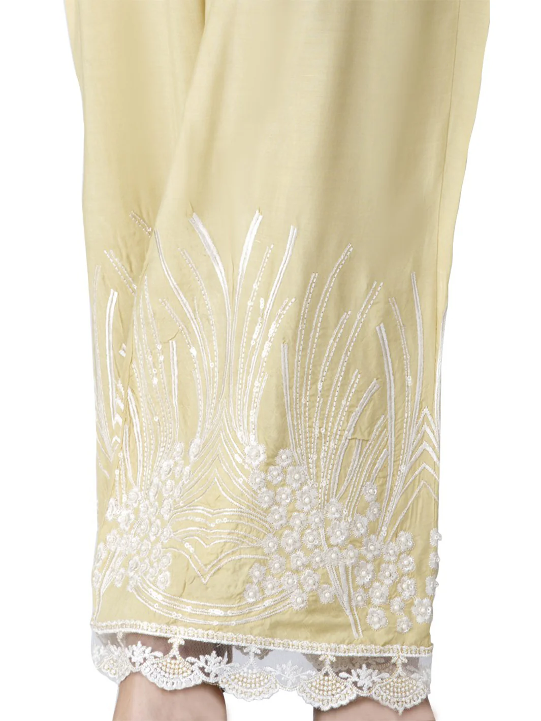 Beige Women Trouser - AL-T-334 - Image 2