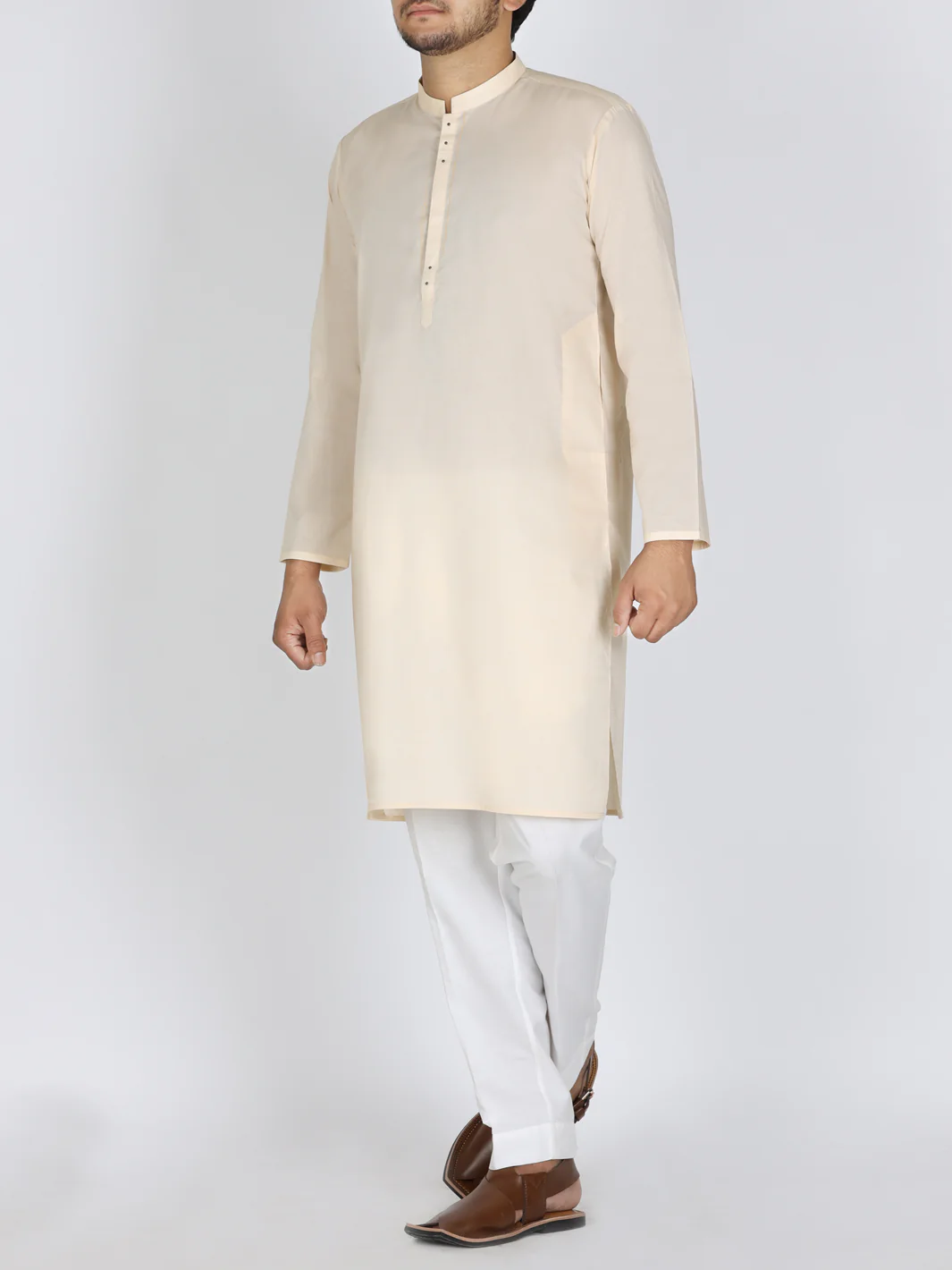 Beige Kurta - AL-K-833