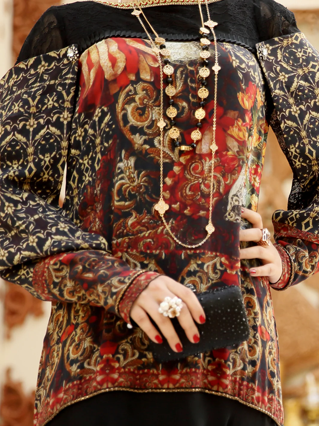 Black Tunic - LK-067 - Image 2