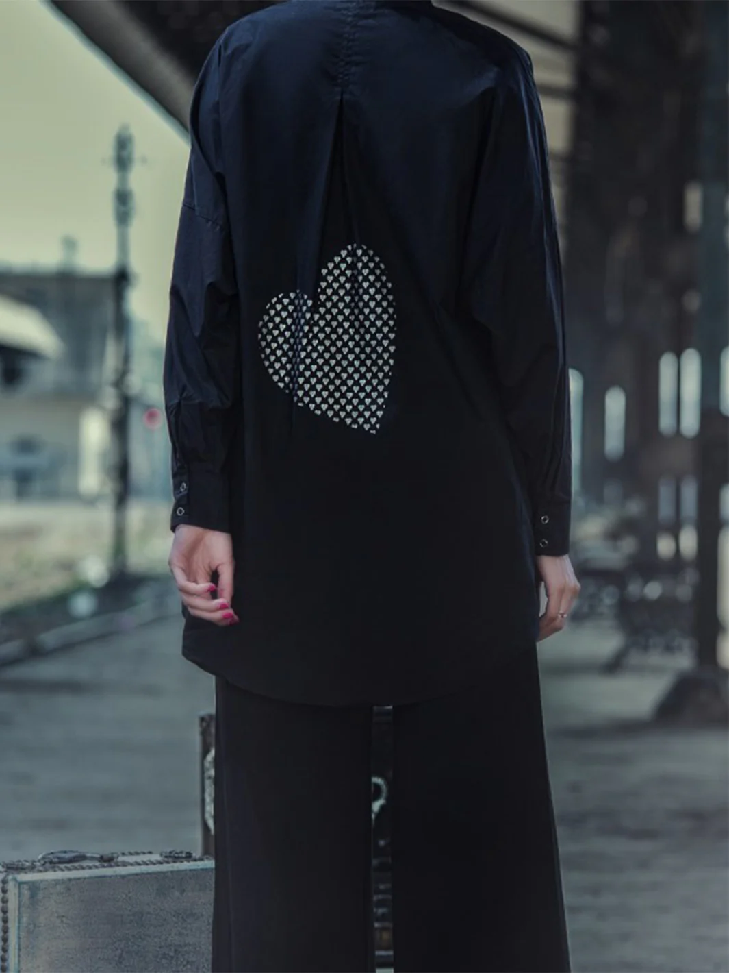 Black Women Top - LSK-2015A - Image 2