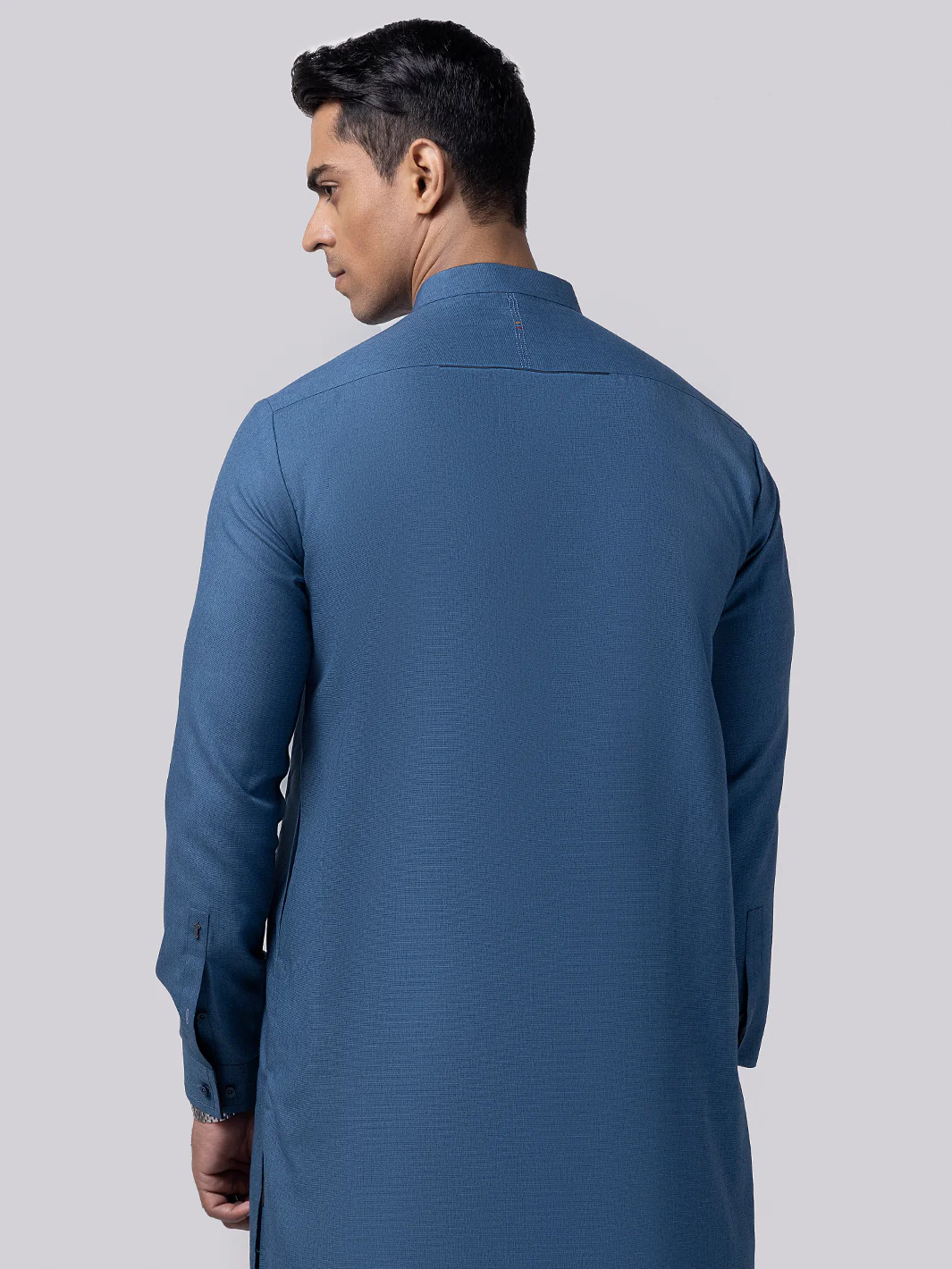 Blue Kameez Shalwar - AL-KS-3021 - Image 3