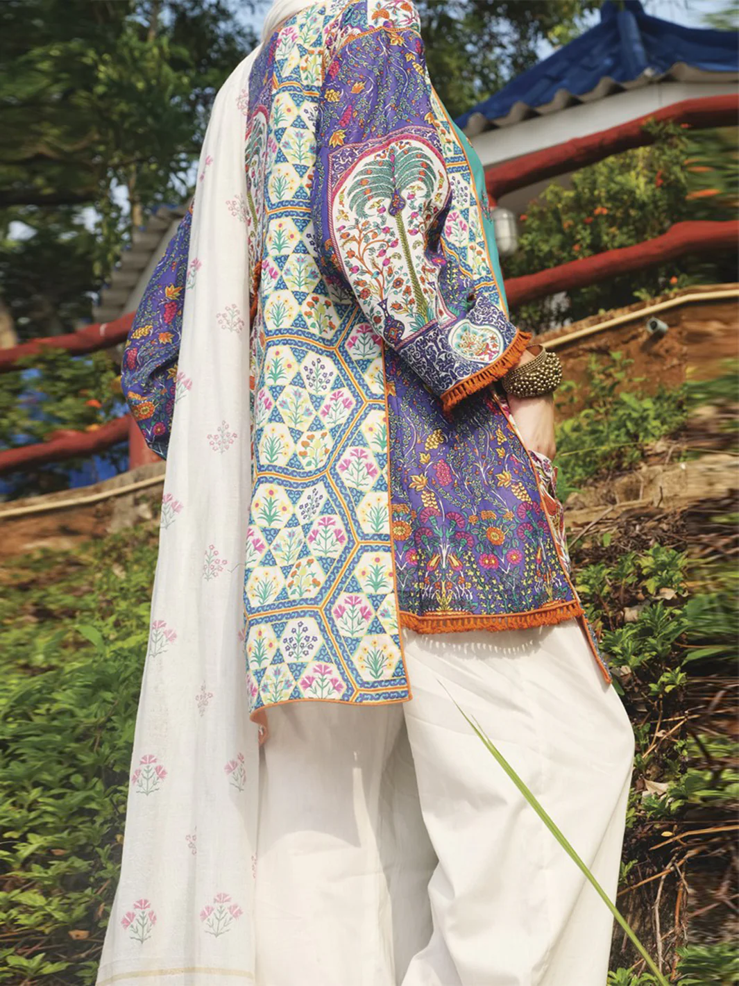 Blue Lawn 3 Piece Stitched - ALP-617 - Image 2