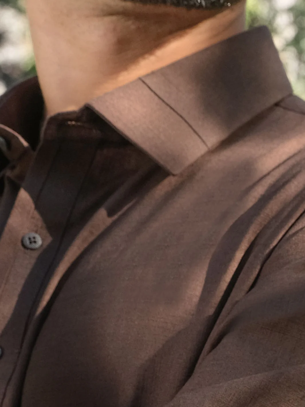 Brown Blended Kameez Shalwar - ALWA-KS-171 - Image 4