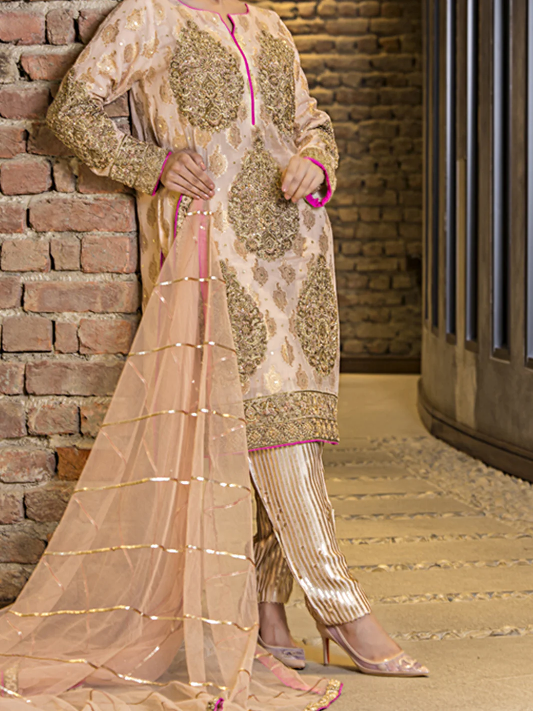 Brown Stitched - LS-158 - Image 2