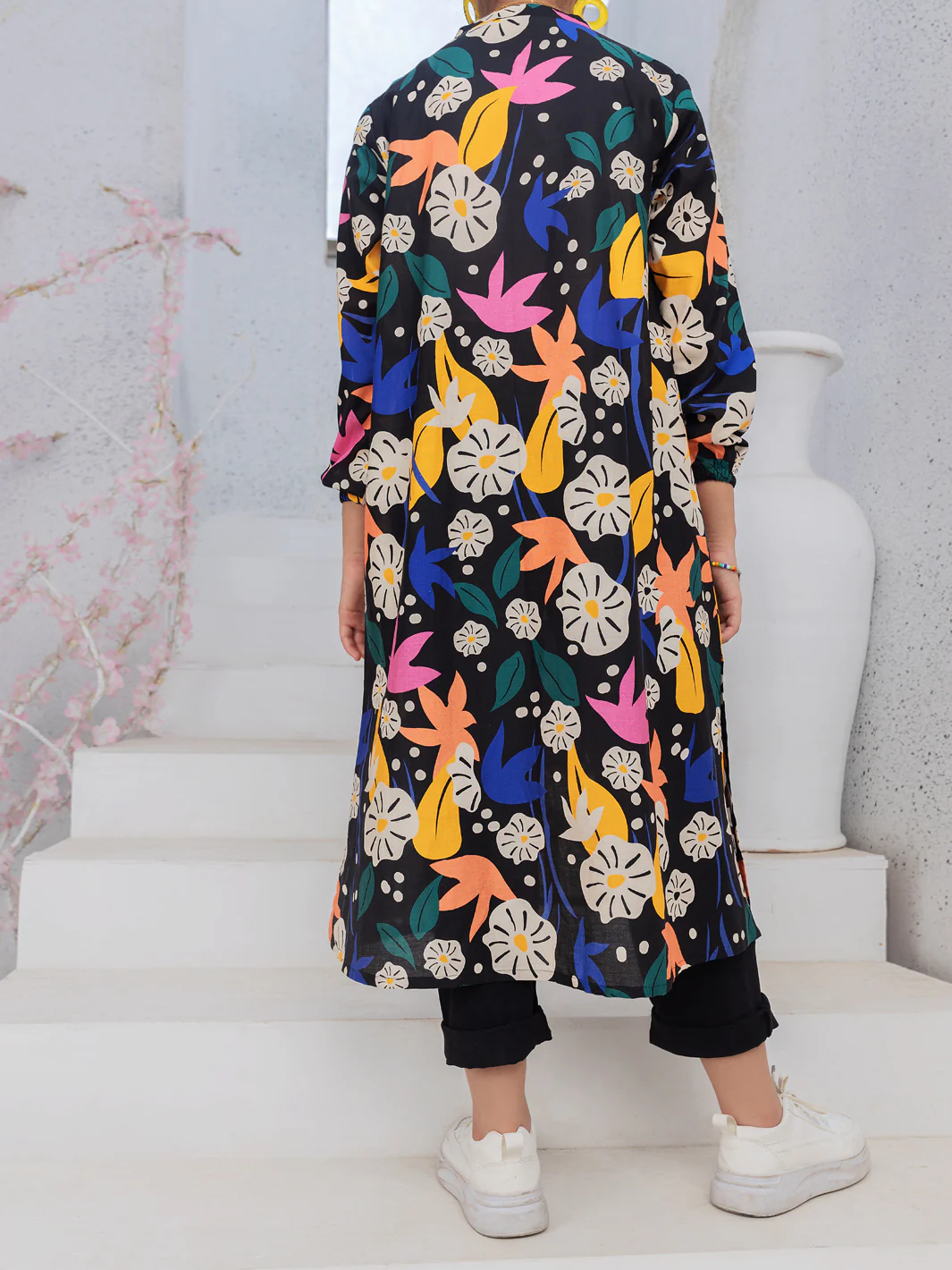 Multicolor Cambric Kurti - ALT-LK-1082 - Image 2