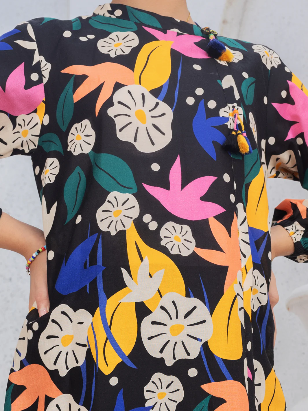 Multicolor Cambric Kurti - ALT-LK-1082 - Image 4