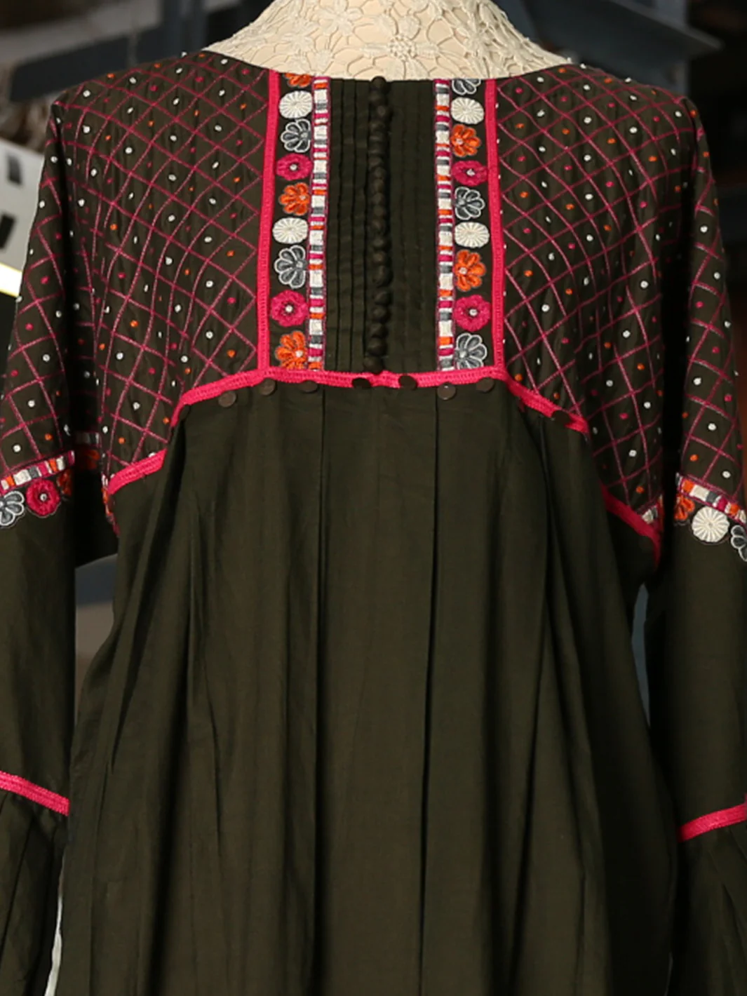 Dark Green Tunic - LK-692 - Image 2