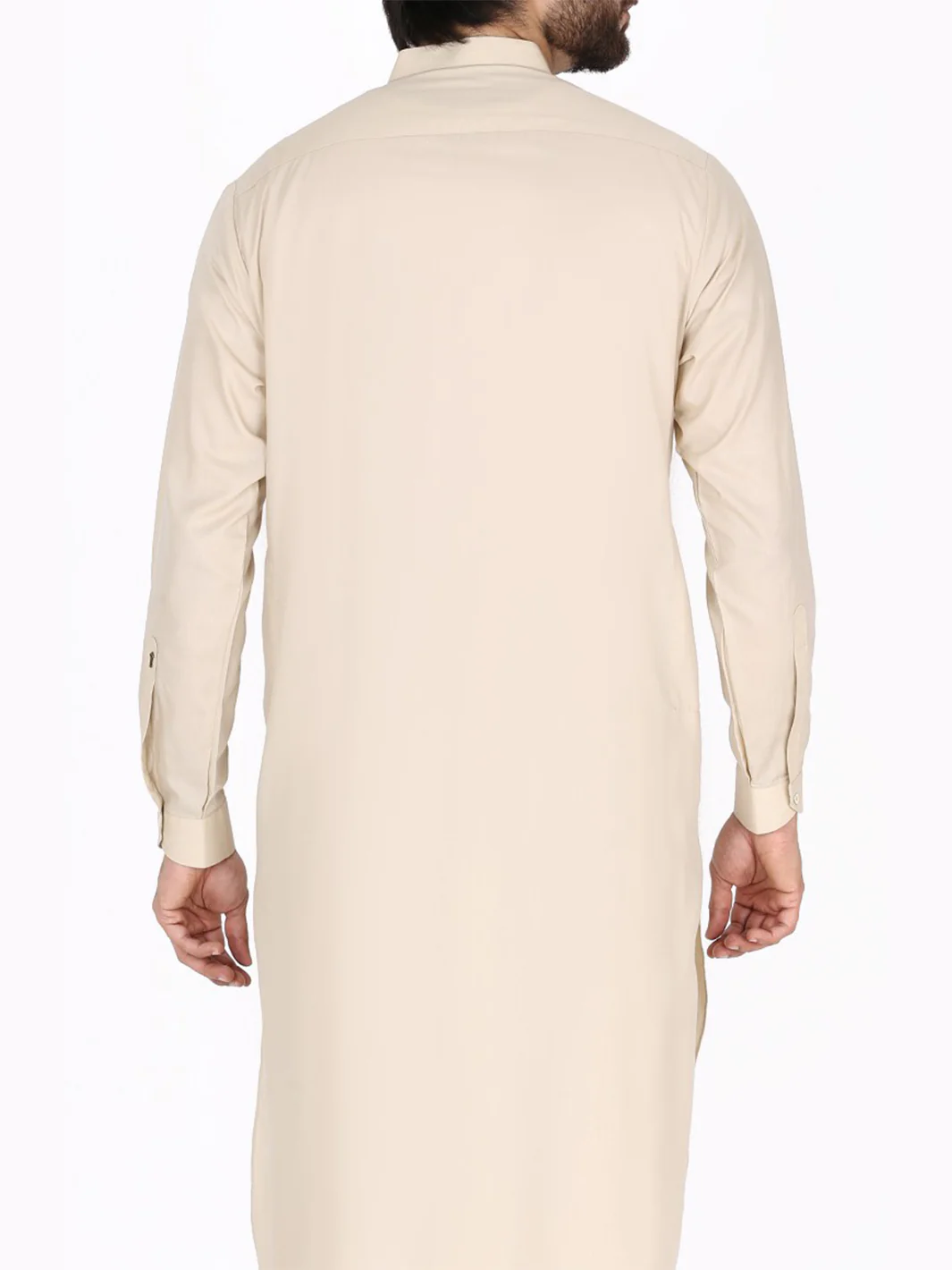 Fawn Blended Kameez Shalwar - AL-KS-2394 - Image 3