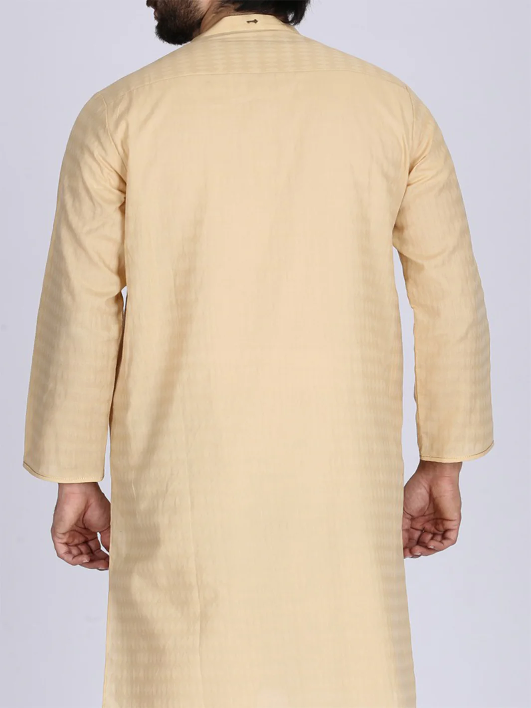 Fawn Jacquard Kurta - AL-K-772B - Image 4