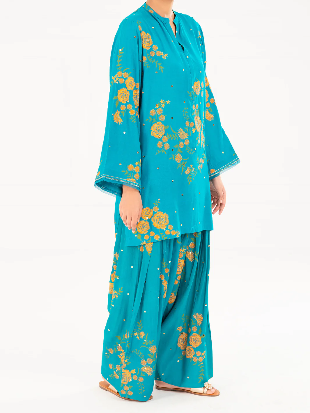 Ferozi Raw Silk 2Pc Stitched - ALP-2PS-LKS-2814 - Image 5