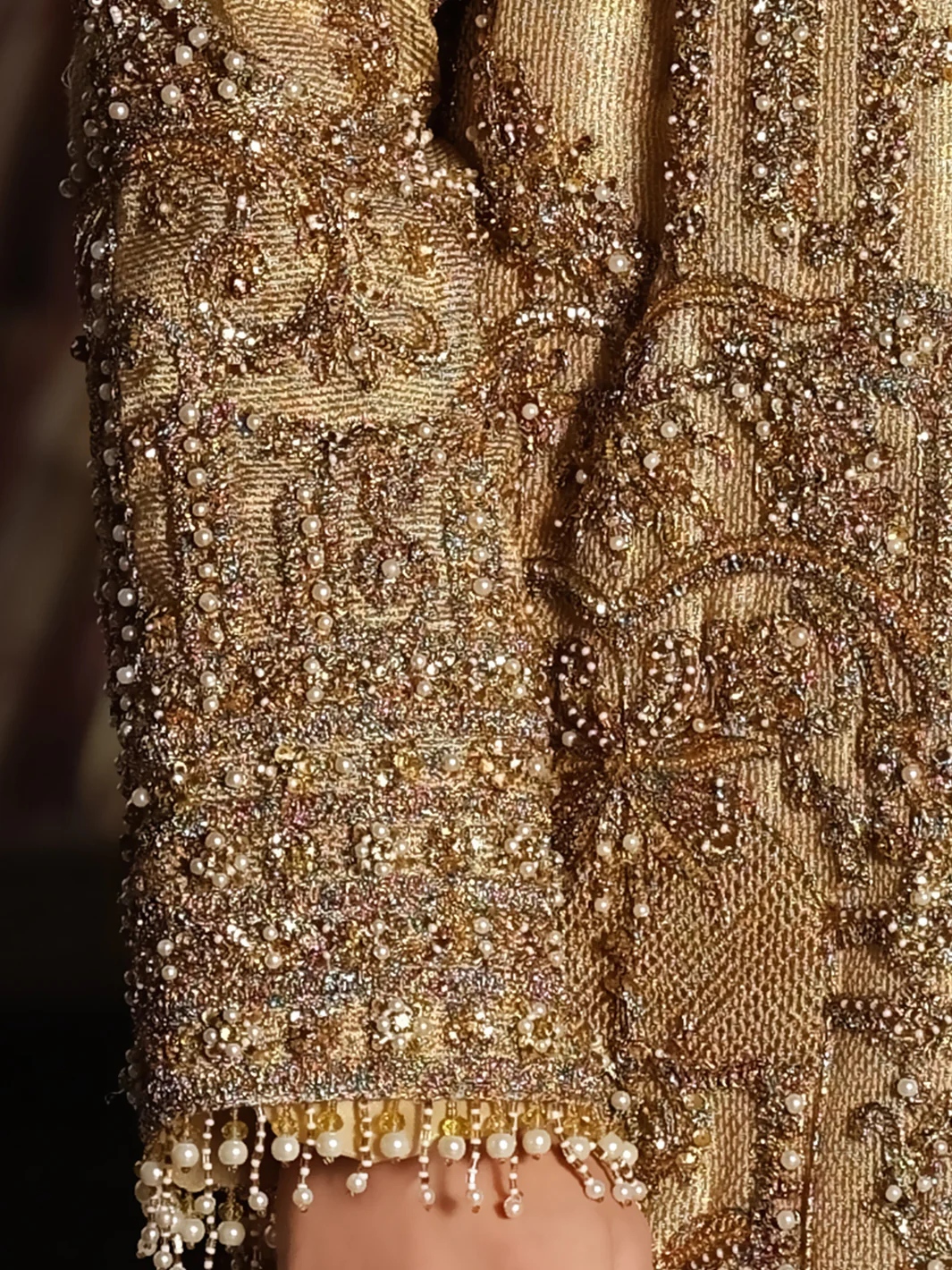 Golden Jamawar 2 Piece Formal Suit - LS-242 - Image 4