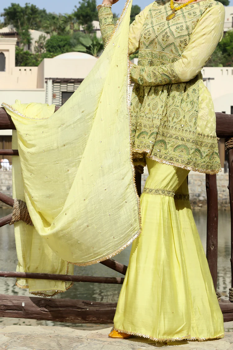 Green Cotton 3 Piece Stitched - ALP-567 - Image 4