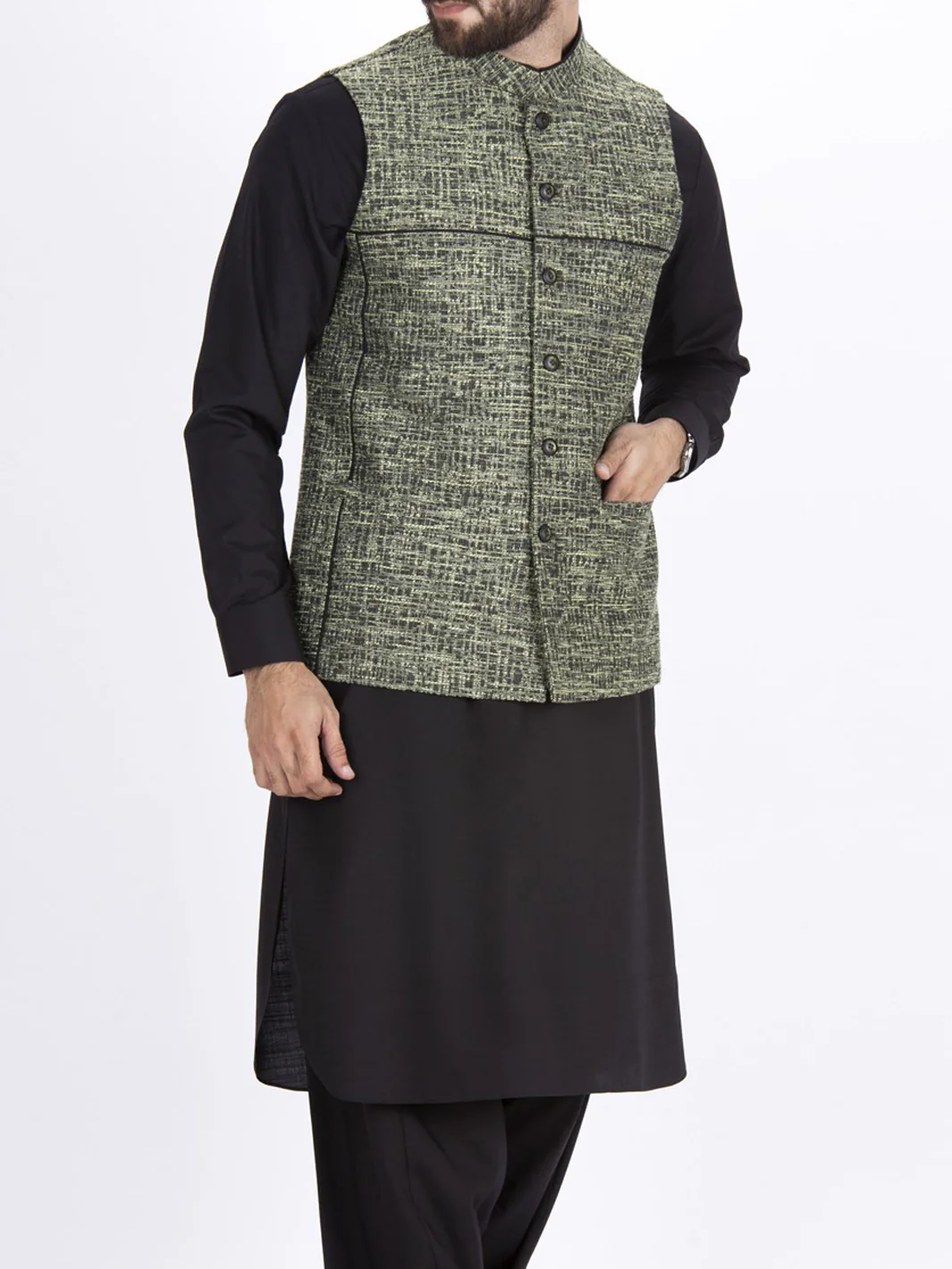 Green Waistcoat - WC-232