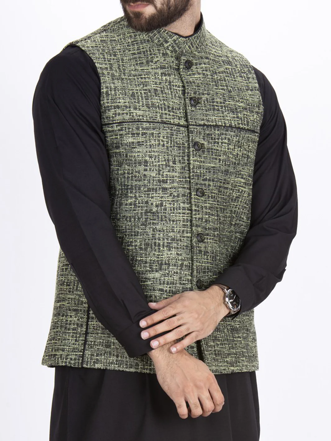 Green Waistcoat - WC-232 - Image 3