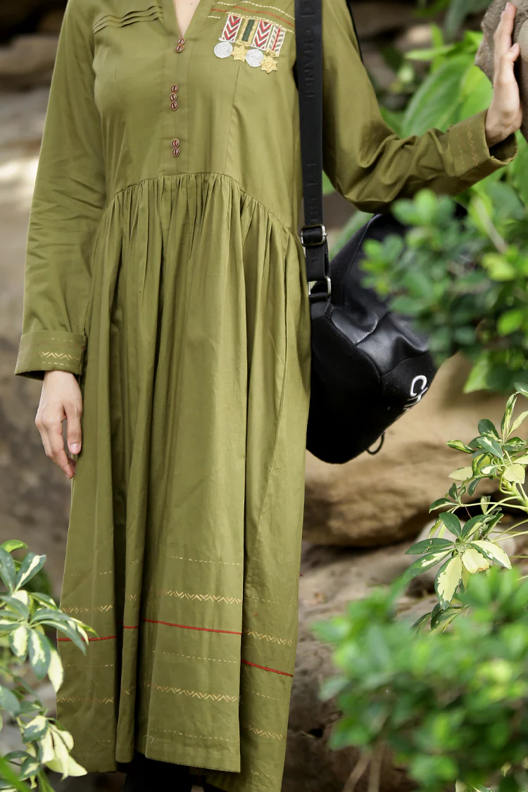 Green Tunic - LK-637 - Image 2