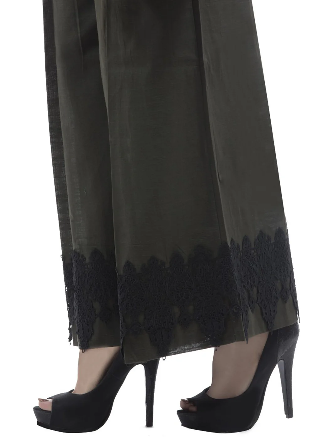 Green Women Trouser - AL-T-384