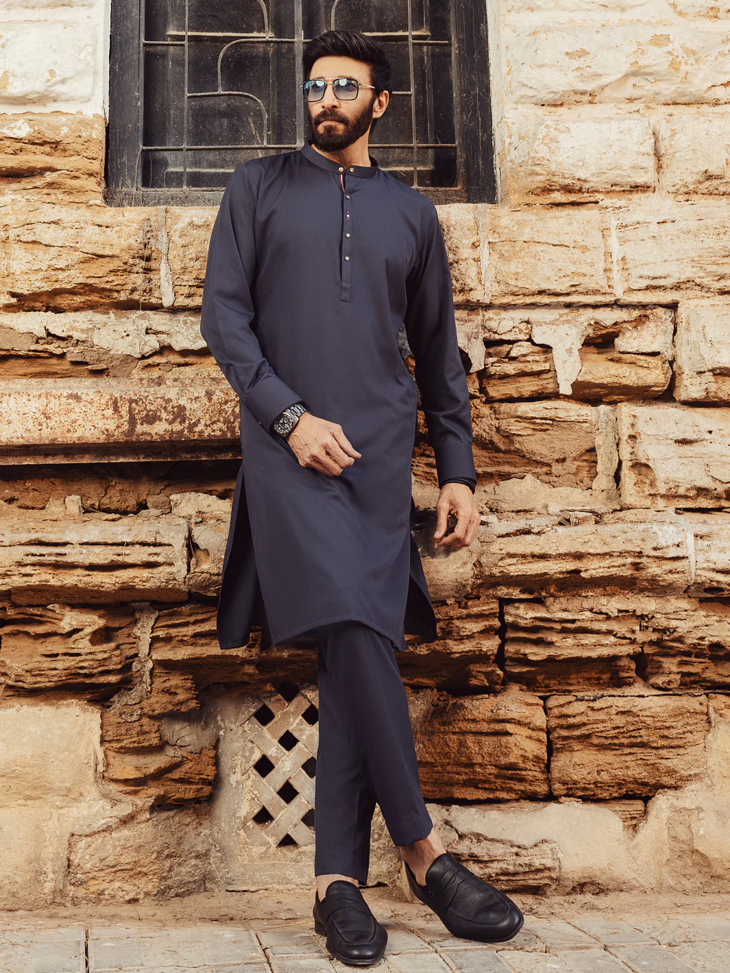 Grey Blended Kurta Trousers - ALET-KT-1002-R2-B - Image 4