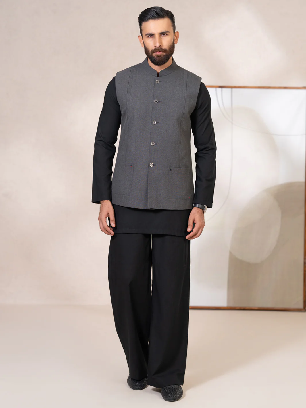 Grey Waistcoat - AL-WC-638 - Image 2