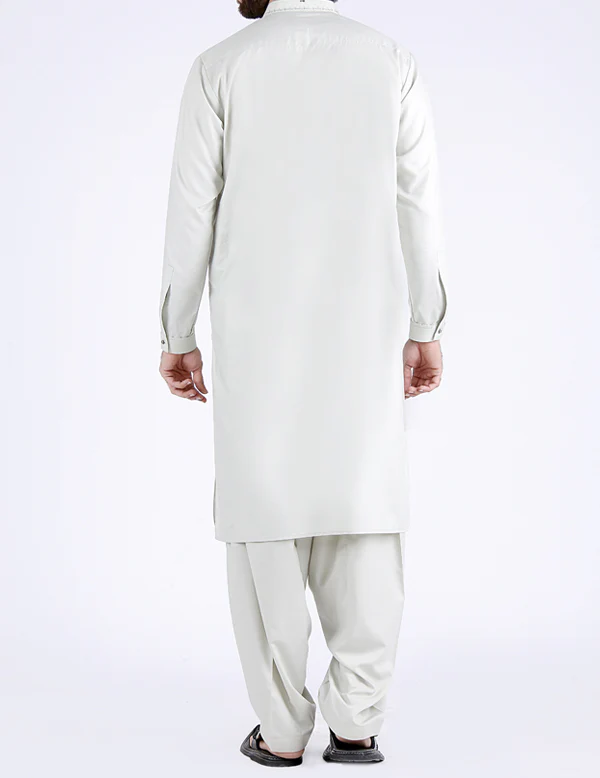 Sea Green Kameez Shalwar - AL-KS-2187 - Image 3