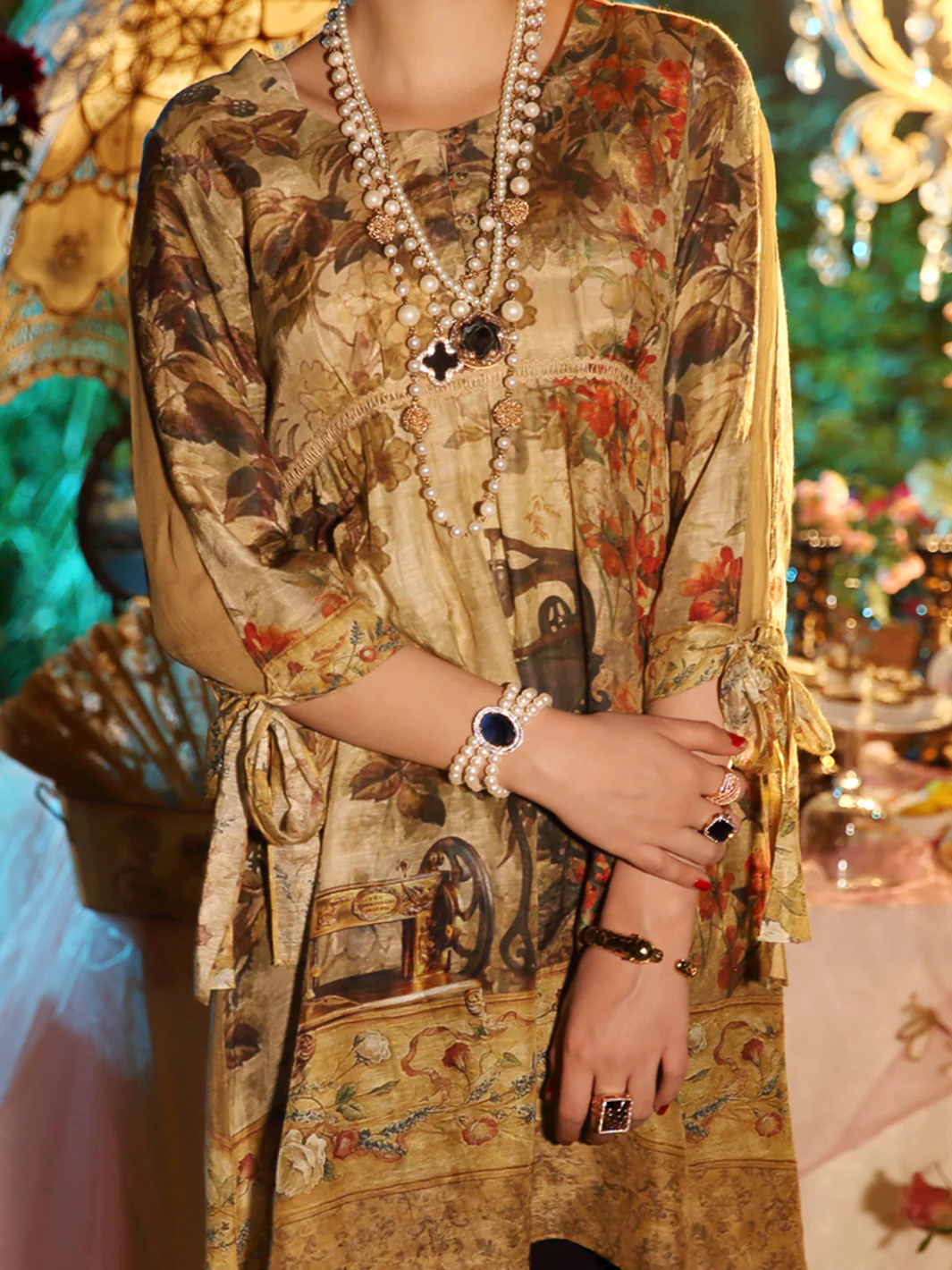 Khaki Tunic - LK-402 - Image 3