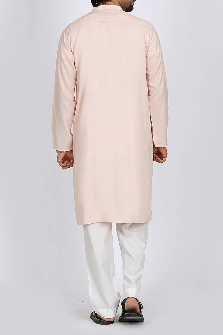 Pink Blended Kurta - AL-K-543 - Image 3