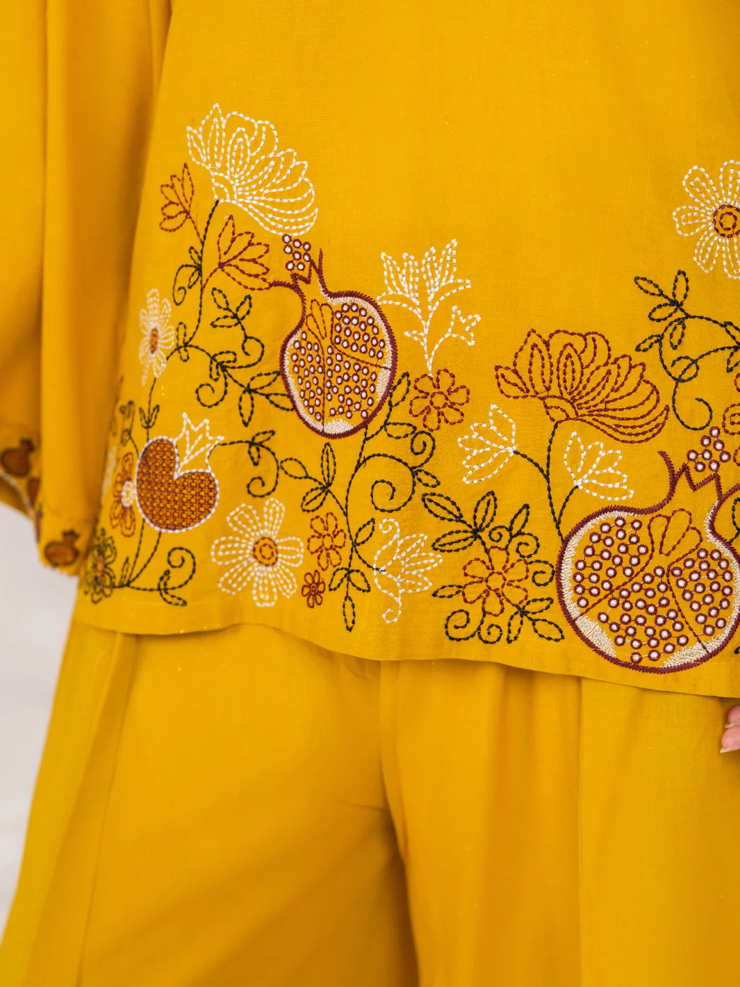 Lemon Stitched 2Pc - ALP-2PS-LKS-2788 - Image 4