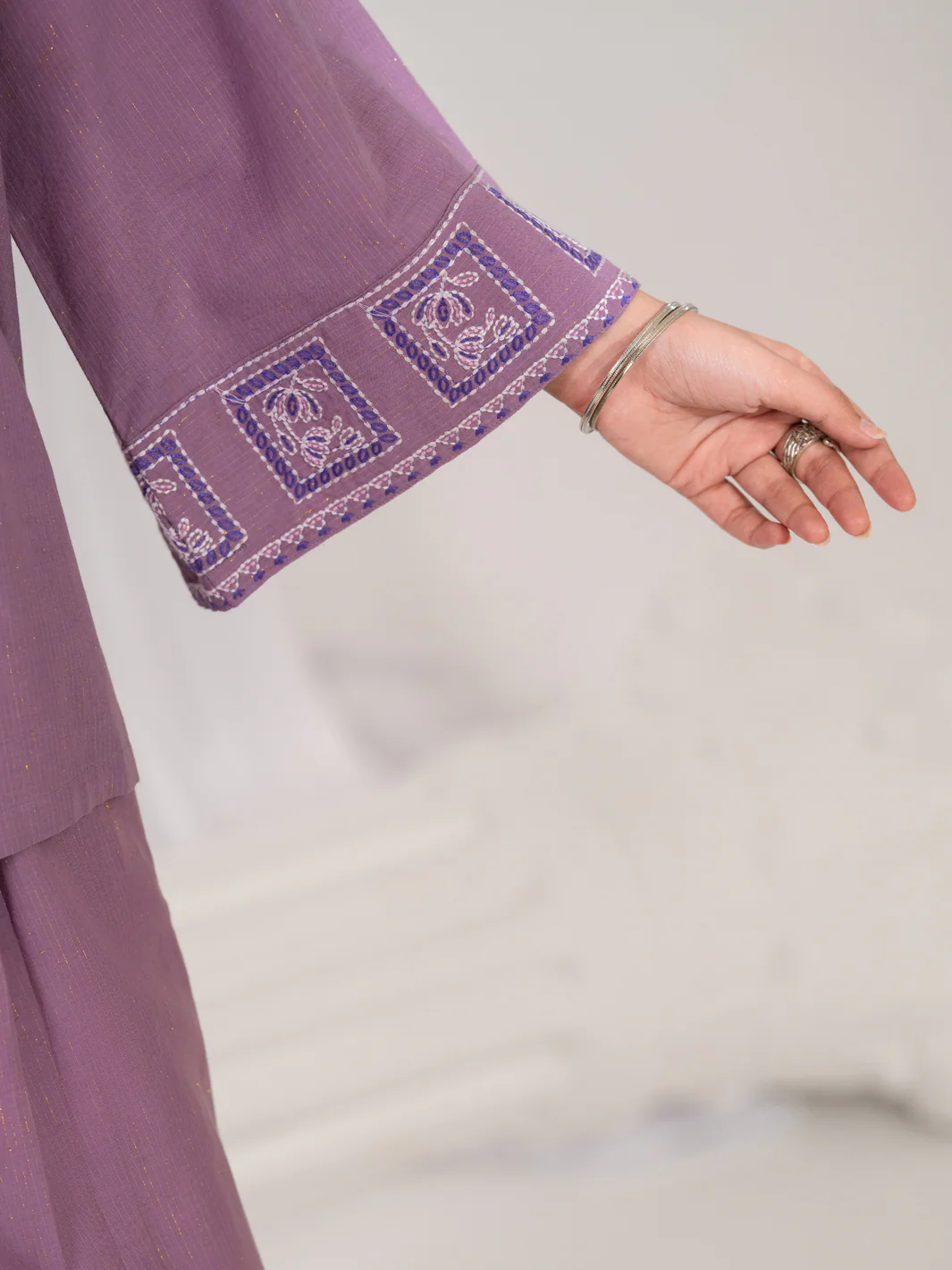 Lilac Stitched 2Pc - ALP-2PS-LKS-2787 - Image 6