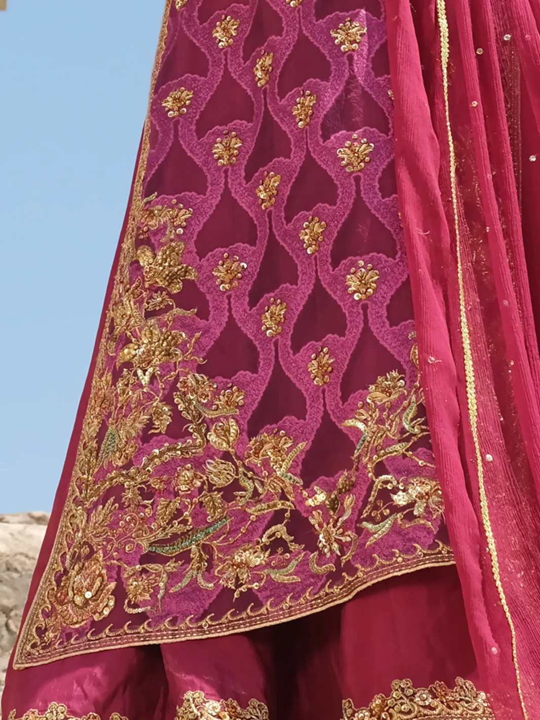 Magenta 3 Piece Formal Suit - LS-268 - Image 2